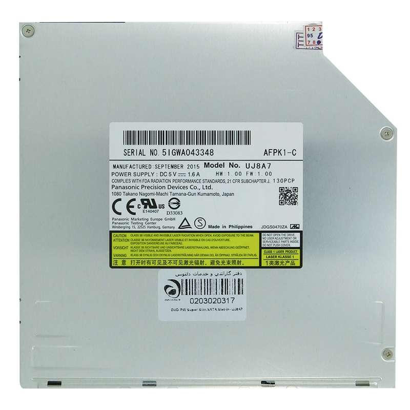 درایو DVD اینترنال پاناسونیک مدل UJ-8A7 درایو DVD اینترنال پاناسونیک مدل UJ-8A7