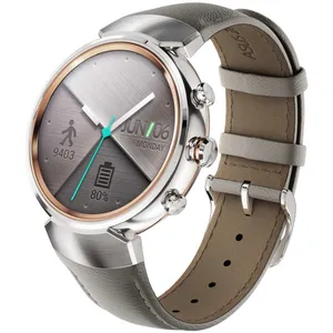 ساعت هوشمند ایسوس زن واچ 3 مدل WI503Q Silver With Beige Leather Band
