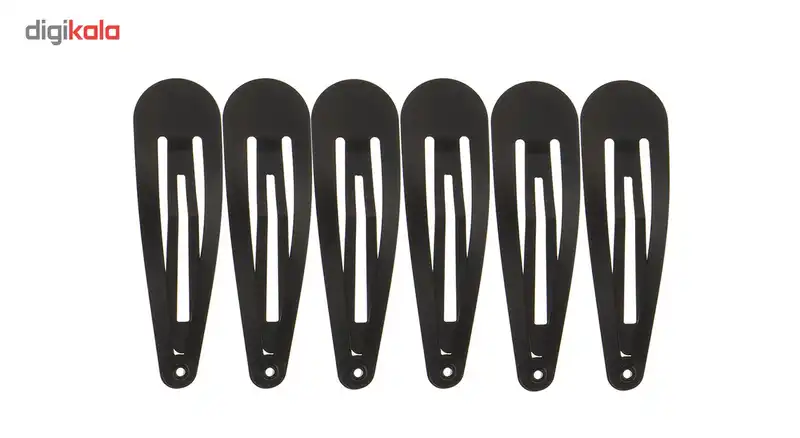 گیره مو مدل G12 بسته 6 عددی