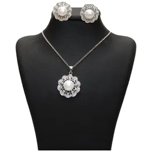 نیم ست نقره شهر جواهر مدل SJS-SE013