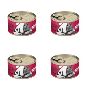 کنسرو گربه فیفورا مدل کلاسیک ROYAL veal Fillet وزن 120 گرم بسته 4 عددی