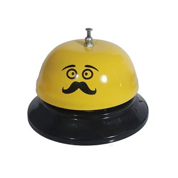 زنگ رومیزی کافه ای مدل Mustache Bell