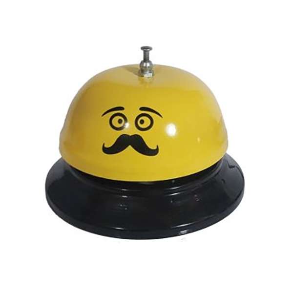زنگ رومیزی کافه ای مدل Mustache Bell زنگ رومیزی کافه ای مدل Mustache Bell