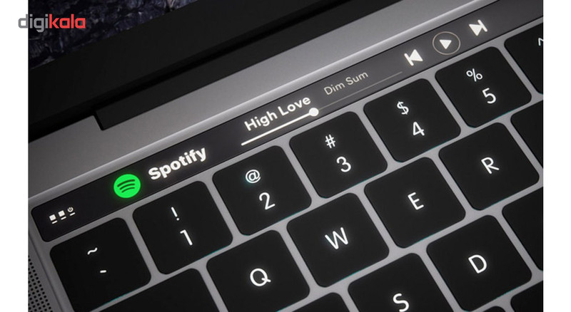 لپ تاپ 15 اینچی اپل مدل 2017 MacBook Pro MPTR2 همراه با تاچ بار
