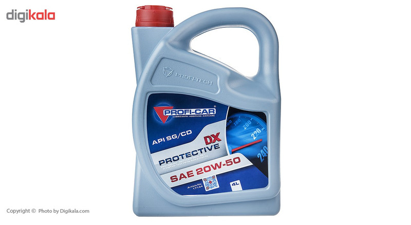روغن موتور خودرو پروفی کار مدل DX PROTECTIVE 20W-50 حجم 4 لیتر