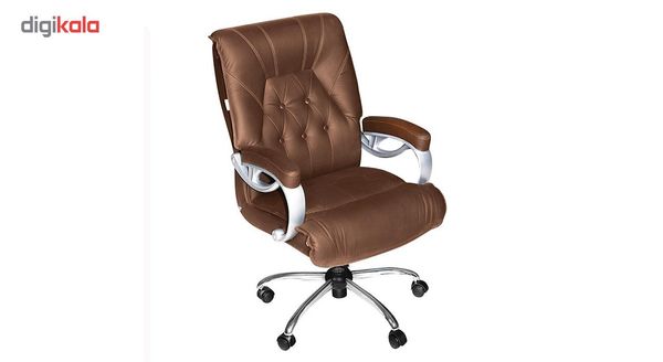 صندلی اداری نوین سیستم مدل 3015K چرمی