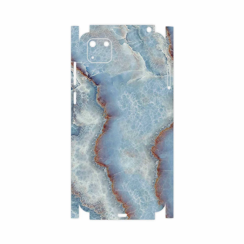 برچسب پوششی ماهوت مدل Blue Ocean Marble-FullSkin مناسب برای گوشی موبایل هوآوی Y5p