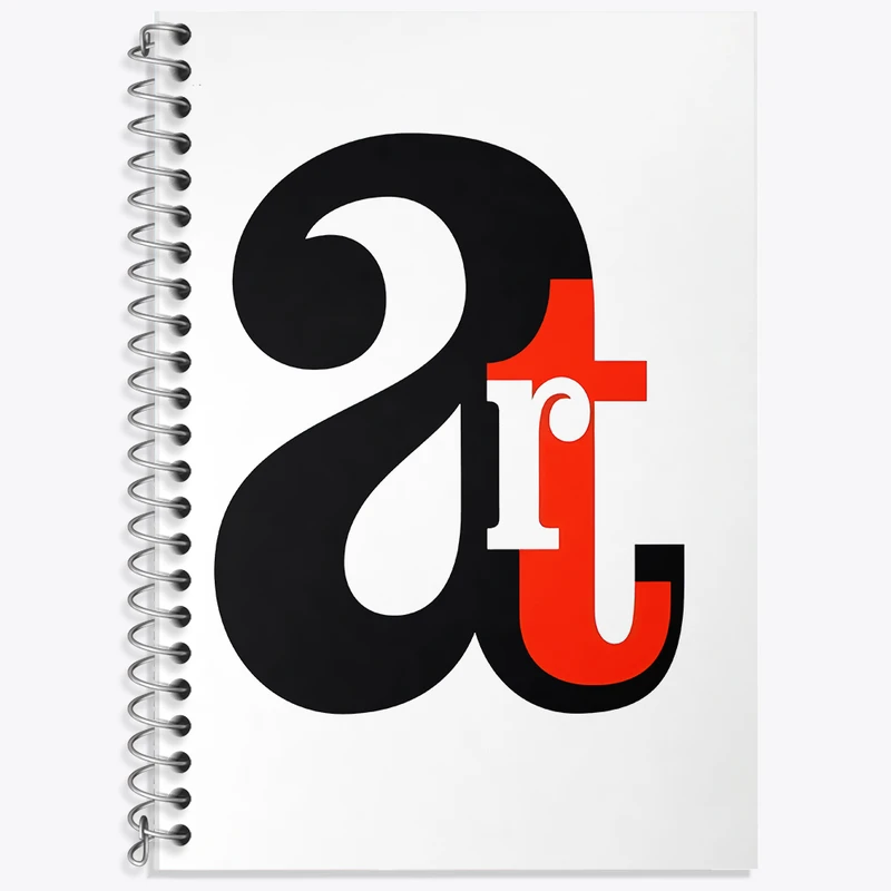 دفتر لغت 50 برگ خندالو طرح هنر (Art) کد F6107