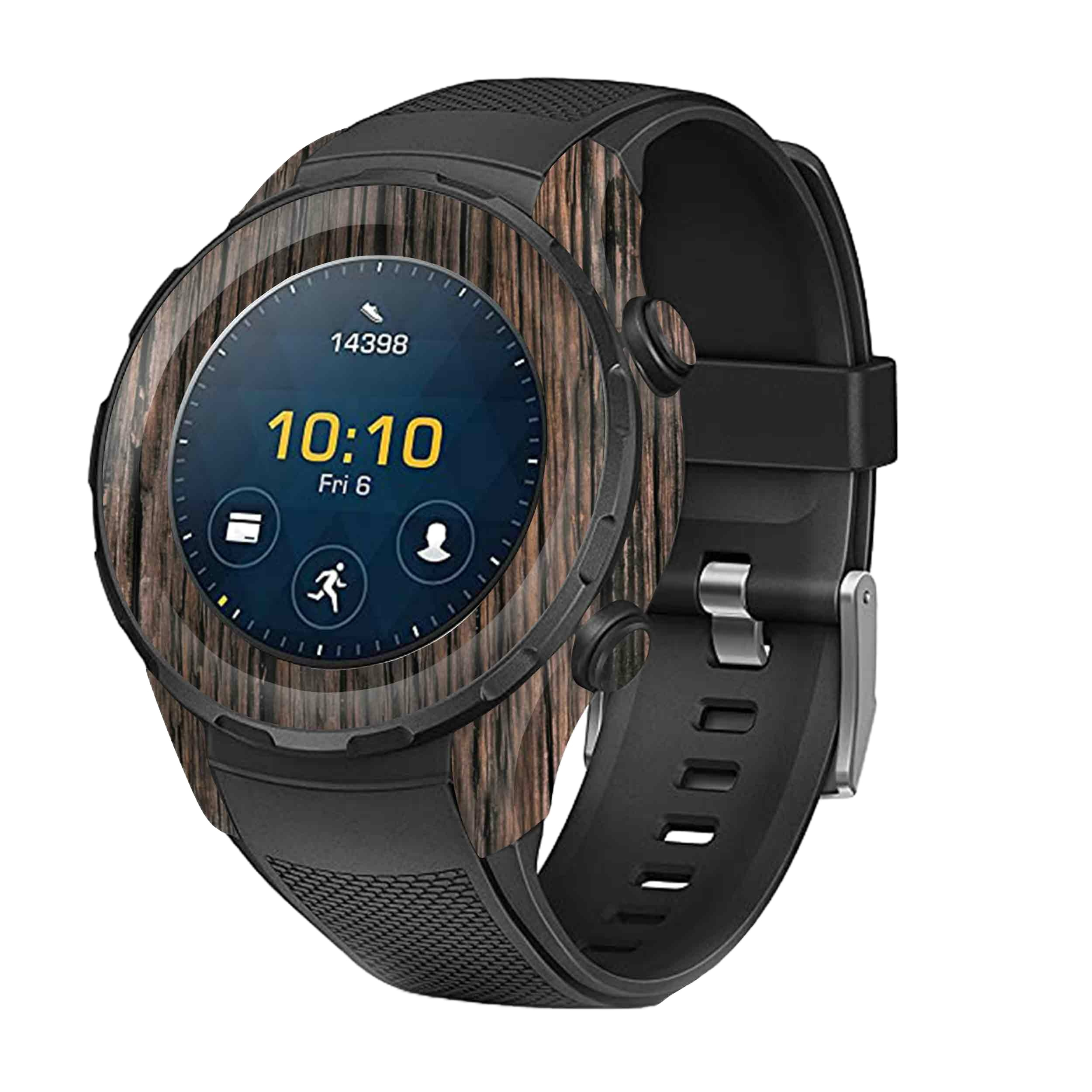 برچسب ماهوت طرح Burned-Wood مناسب برای ساعت هوشمند هوآوی Watch 2