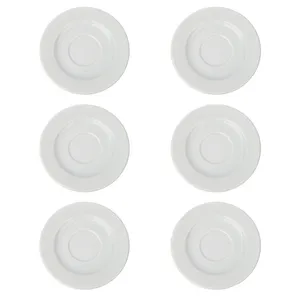 نعلبکی شرکت صنایع چینی تقدیس مدل رلیف هتلی کد Y80بسته 6 عددی