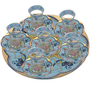 سرویس چای خوری 13 پارچه لاکچری مدل 104