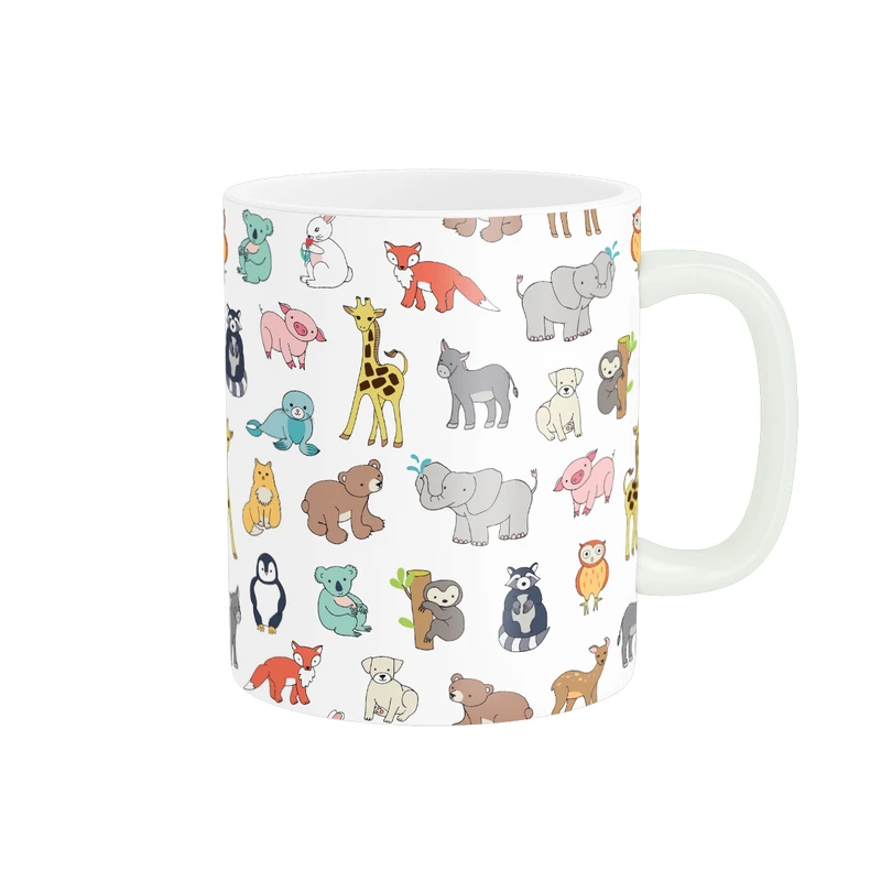 ماگ طرح حیوانات کد 36