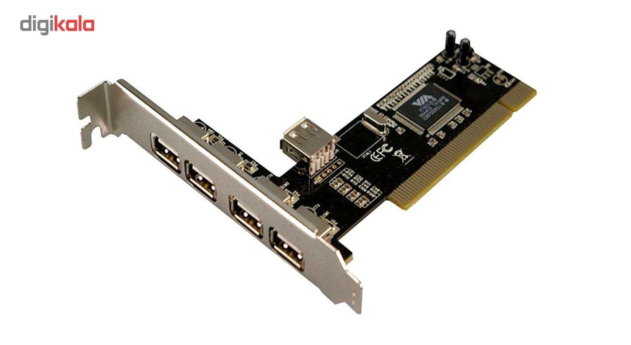 هاب USB2.0 پنج پورت PCI مدل 002 main 1 1