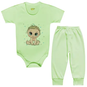 ست بادی و شلوار نوزادی کارانس مدل BSTG-3028