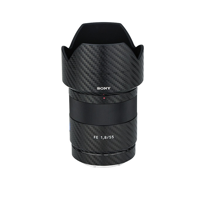 برچسب پوششی محافظ لنز کی وی مدل KS-SEL55F18Z CF مناسب برای لنز سونی Sony FE 55mm f/1.8 ZA SEL55F18Z Lens