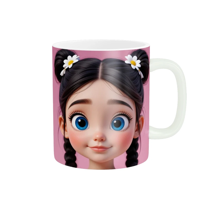  ماگ پاد آفرین طرح دختر کد 6106