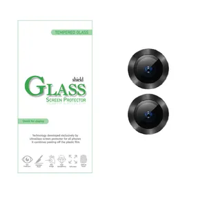 محافظ لنز دوربین شیلد گلس مدل RING-LENS مناسب برای گوشی موبایل اپل iPhone 11
