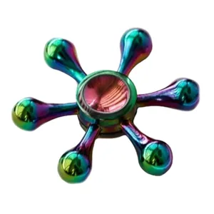 اسپینر  دستی مدل هفت رنگ Shiny Six Blades