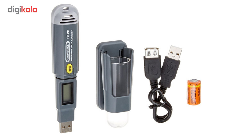 دیتالاگر دما و رطوبت دیجیتال جنرال تولز مدل HT20