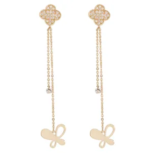 گوشواره طلا 18 عیار ماهک مدل ME0615 - مایا ماهک