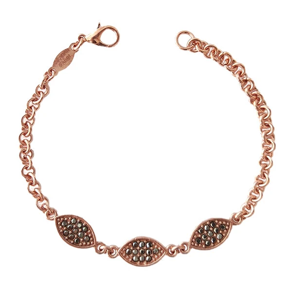 دستبند زنانه مدل مارگازیت بیضی کد JW318