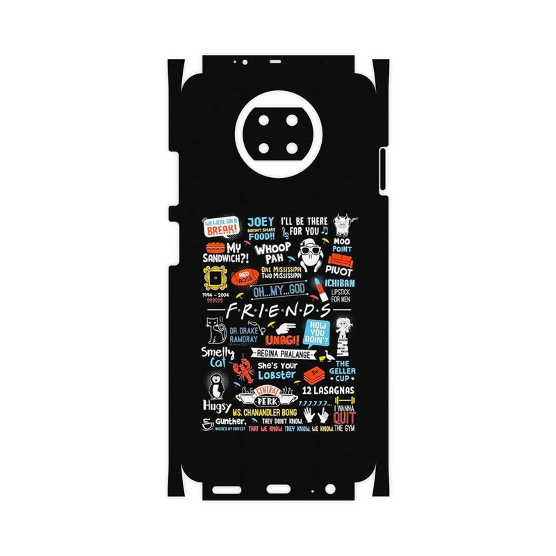 برچسب پوششی ماهوت مدل Friends 2-FullSkin مناسب برای گوشی موبایل شیائومی Redmi Note 9T