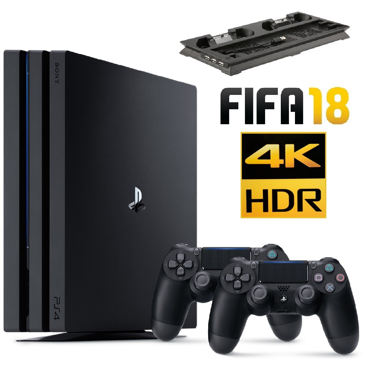 کنسول بازی سونی مدل Playstation 4 Pro ریجن 2 کد CUH-7116B ظرفیت 1 ترابایت