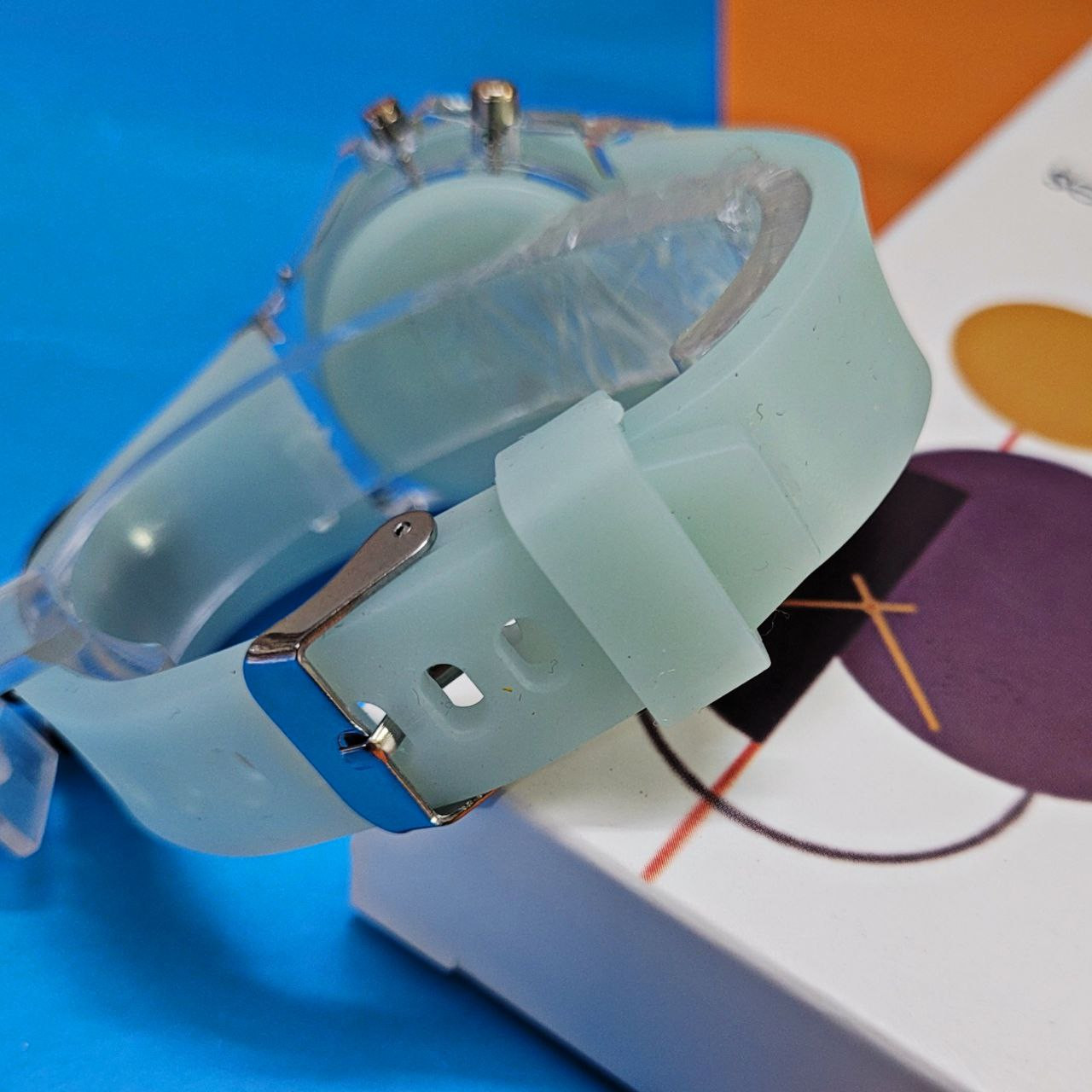 ساعت مچی  عقربه ای مدل چراغدار کد 04