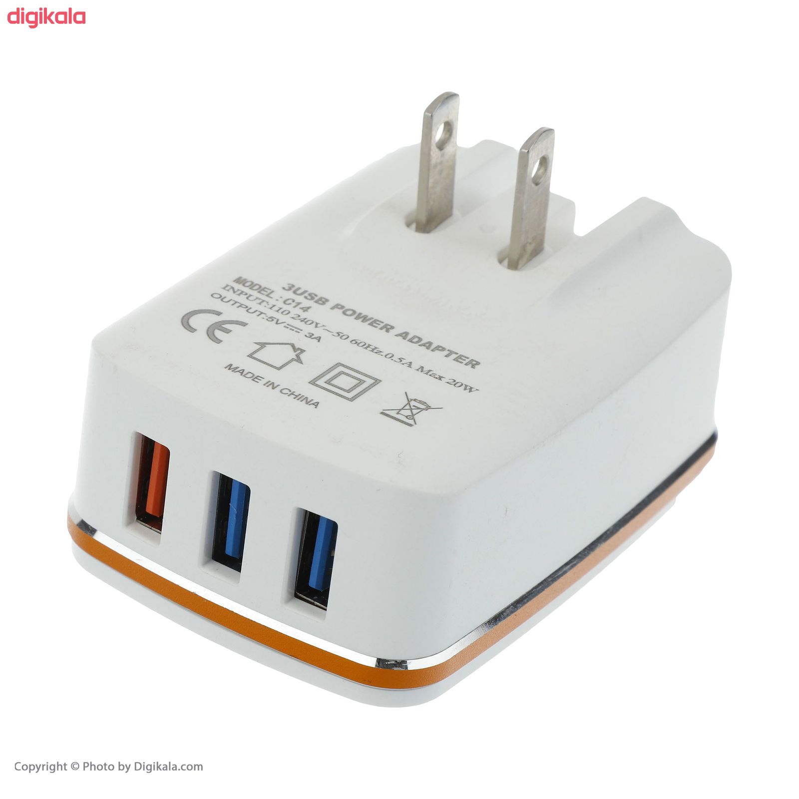 شارژر دیواری بیبوشی مدل c15 به همراه کابل تبدیل MicroUSB main 1 5