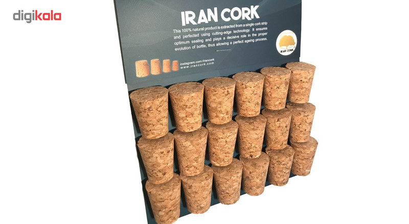 درب بطری چوب پنبه ترکیبی مدل 18-24 - بسته 20 عددی