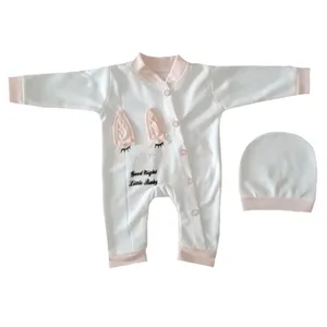 ست سرهمی و کلاه نوزادی مدل خرگوشی