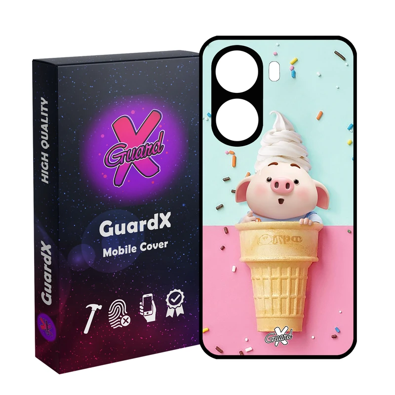کاور گارد ایکس طرح Pig مدل 10026 مناسب برای گوشی موبایل شیائومی Poco X7 Pro