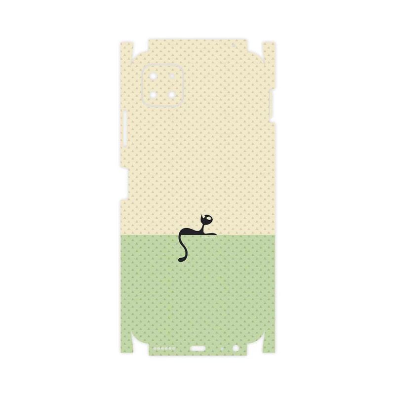 برچسب پوششی ماهوت مدل Minimal Internet Cat Icon-FullSkin مناسب برای گوشی موبایل سامسونگ Galaxy A22 5G