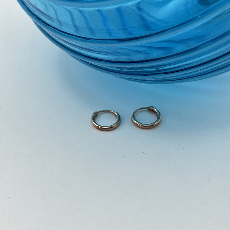 گوشواره حلقهای نقره زنانه مدل Ci 3420 گوشواره حلقهای نقره زنانه مدل Ci 3420