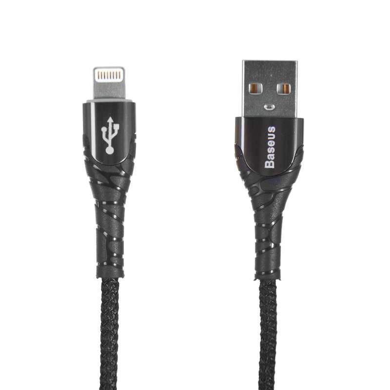 کابل تبدیل USB به لایتنینگ باسئوس مدل LED LIGHTNING طول 1 متر