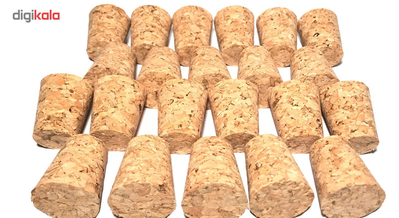 درب بطری چوب پنبه ترکیبی مدل 18-24 - بسته 20 عددی