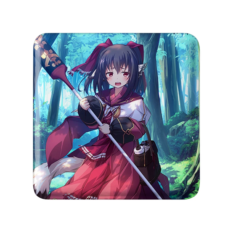 پیکسل خندالو طرح بازی Utawarerumono مدل مربعی کد 35386