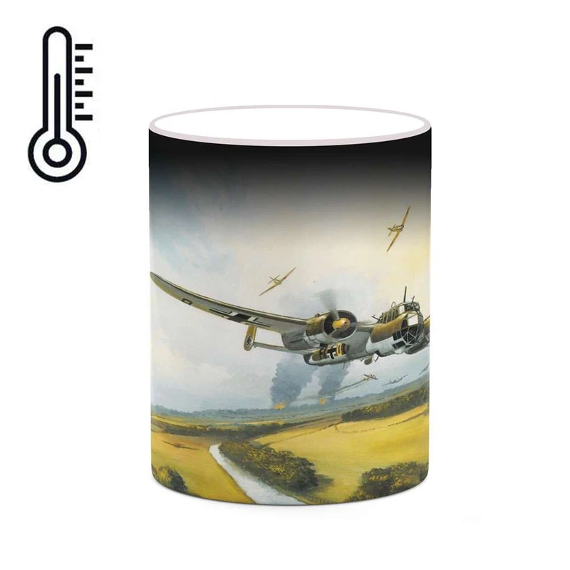 ماگ حرارتی کاکتی مدل هواپیمای جنگنده کد mgh20381