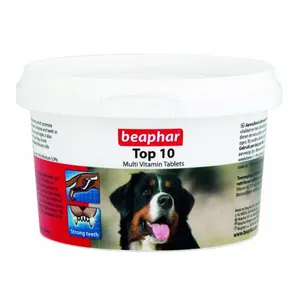 قرص مولتی ویتامین سگ بیفار مدل top 10 بسته 180 عددی