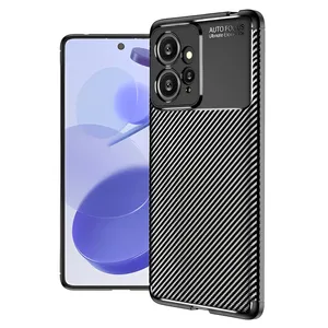 KingPower Carbon Fiber Cover For Xiaomi Redmi Note 12 4G 