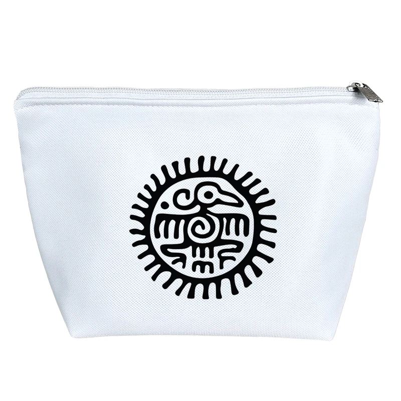 کیف لوازم آرایش دخترانه خندالو مدل نقش پرنده کد 7301