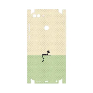 MAHOOT Minimal Internet Cat Icon-FullSkin Cover Sticker for Huawei P Smart