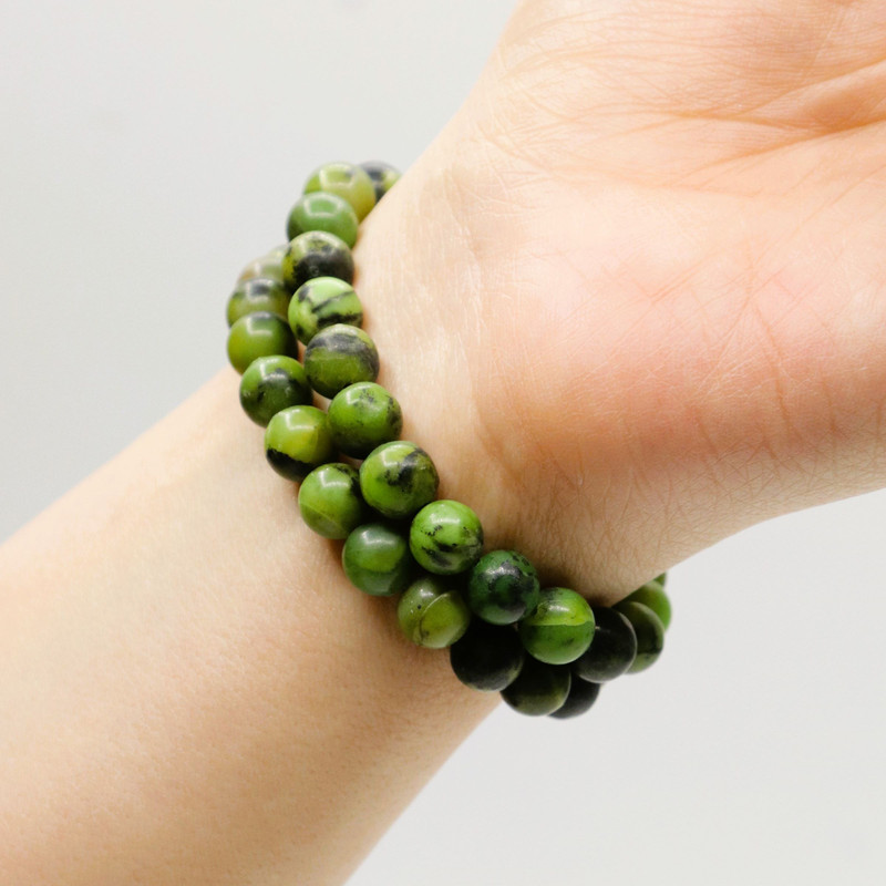 دستبند زنانه مدل سنگ یشم