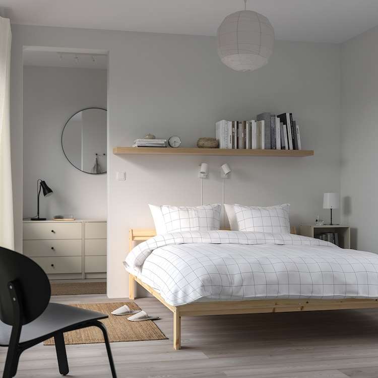 تخت خواب دو نفره مدل آسان سایز 160x200 سانتی متر