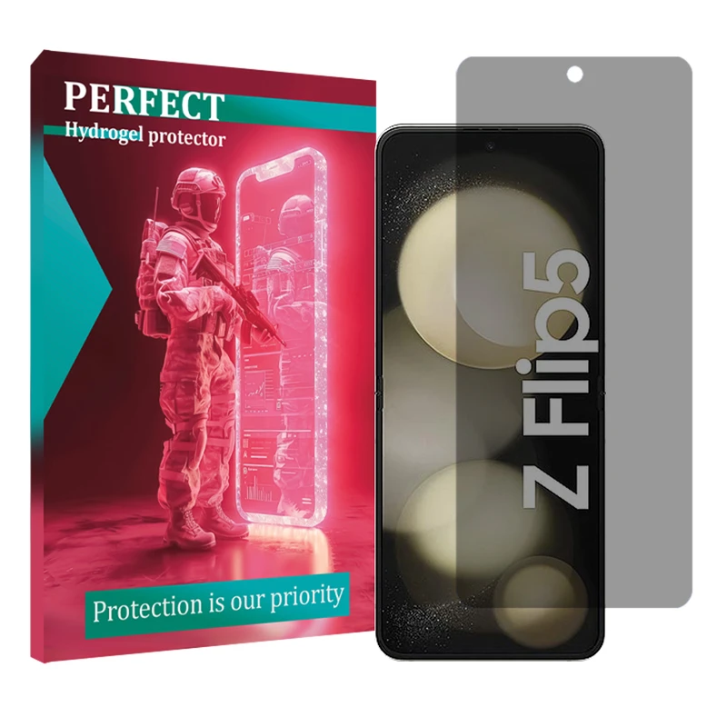 محافظ صفحه نمایش حریم شخصی پرفکت مناسب برای گوشی موبایل سامسونگ Galaxy Z Flip5