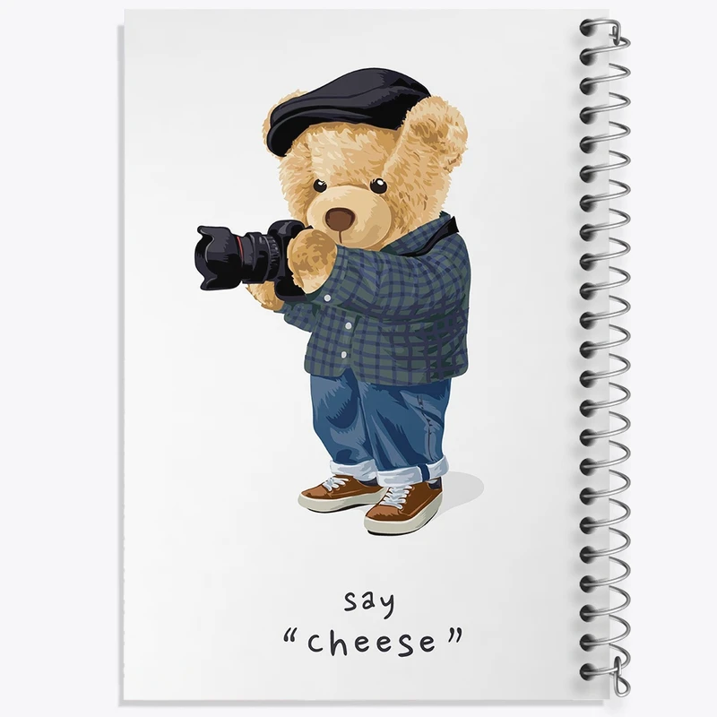 دفتر لیست خرید 50 برگ خندالو طرح خرس تدی کد F1476