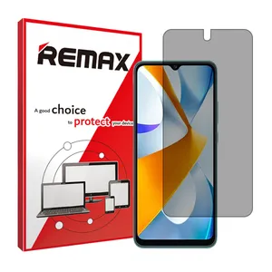 Remax brand shockproof Privacy screen protector glass for Xiaomi Poco C40