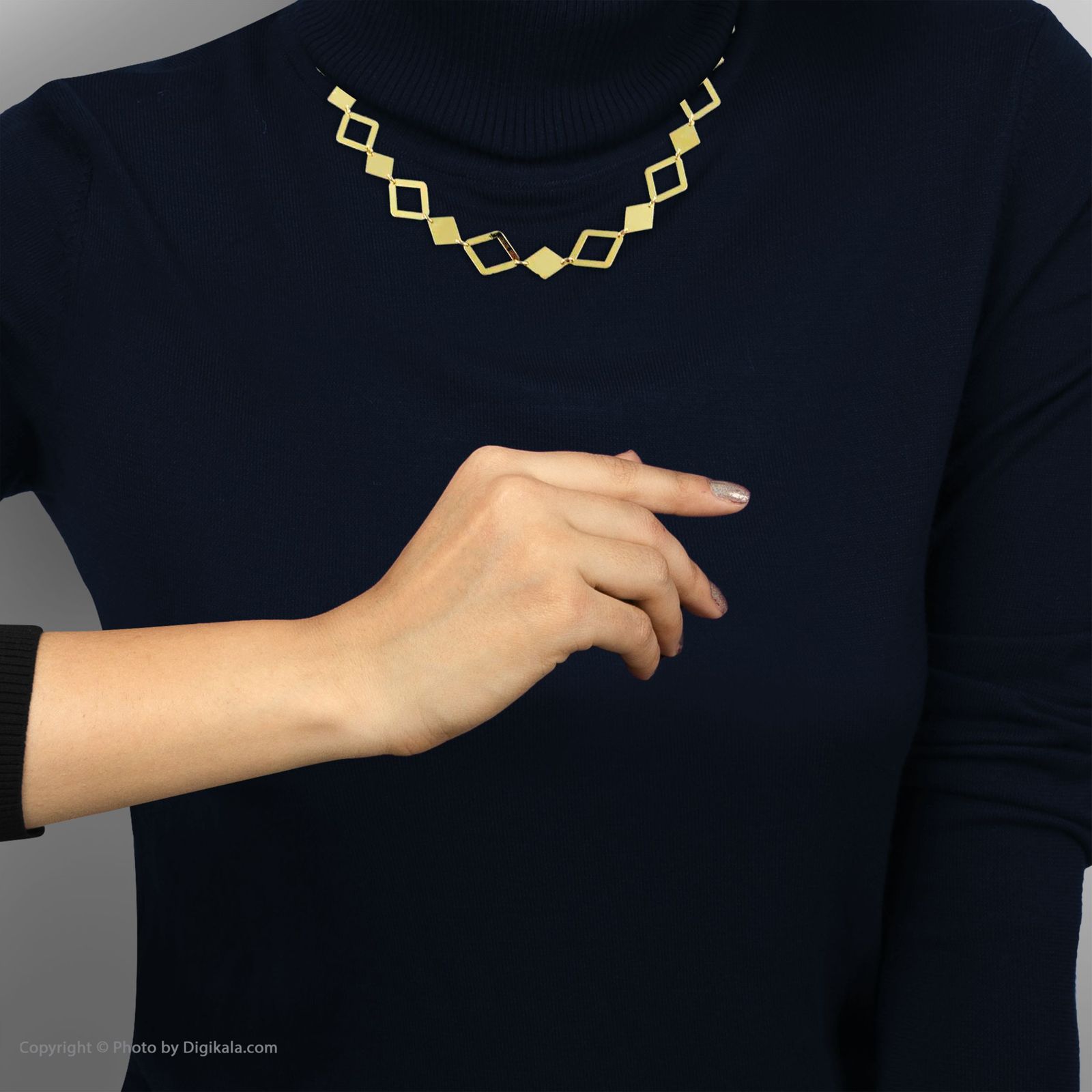 گردنبند طلا 18 عیار زنانه کانیار گالری مدل NE74 -  - 5