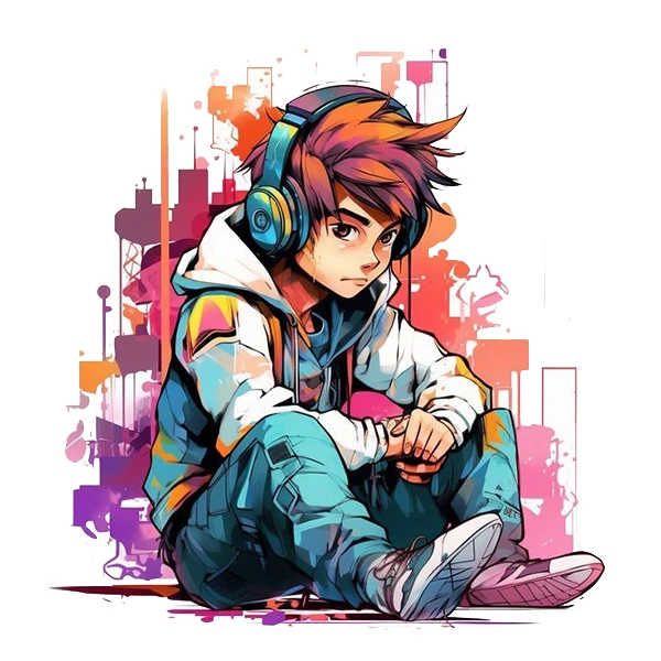 استیکر پارچه و لباس پاد آفرین طرح پسر کد 1497