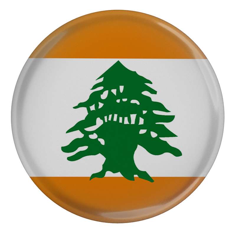 مگنت طرح پرچم کشور لبنان مدل S12335